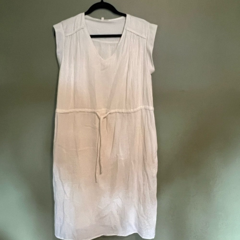 Tea n Rose White Dress